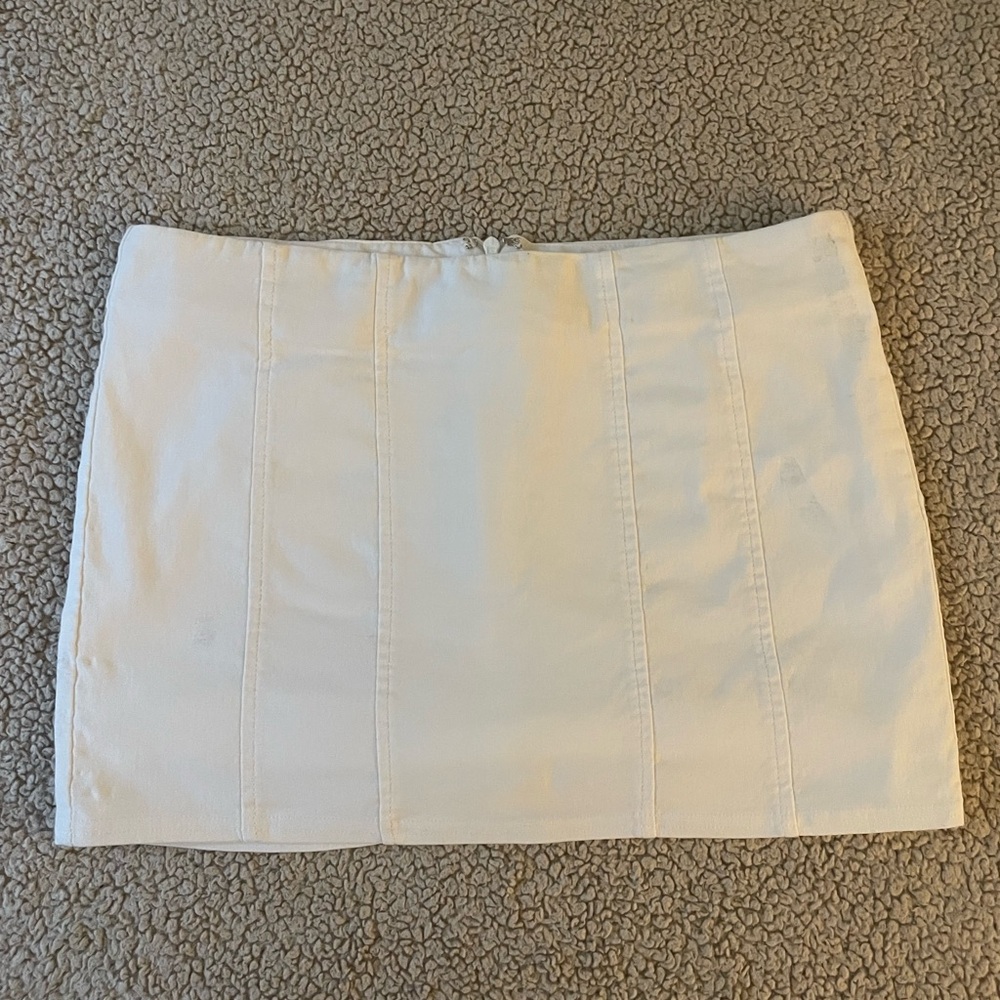 Blue Blush Mini Skirt